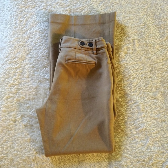 LOFT Tan Wide Leg Pants - Picture 9 of 9